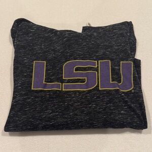 LSU Black and Purple long sleeve hoodie shirt